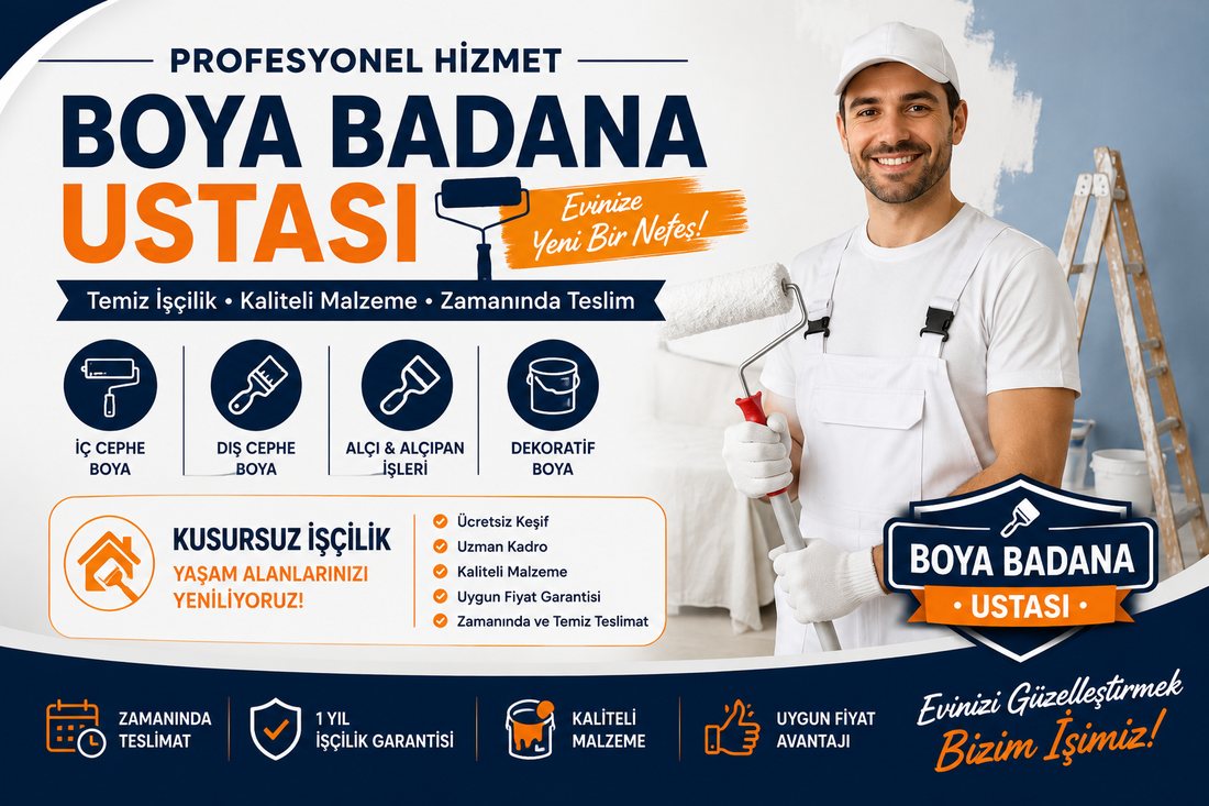 Menemen boya badana ustası – profesyonel boyacı